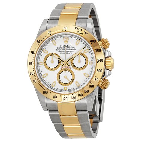 Rolex Cosmograph Daytona腕錶：18K白色黃金 .